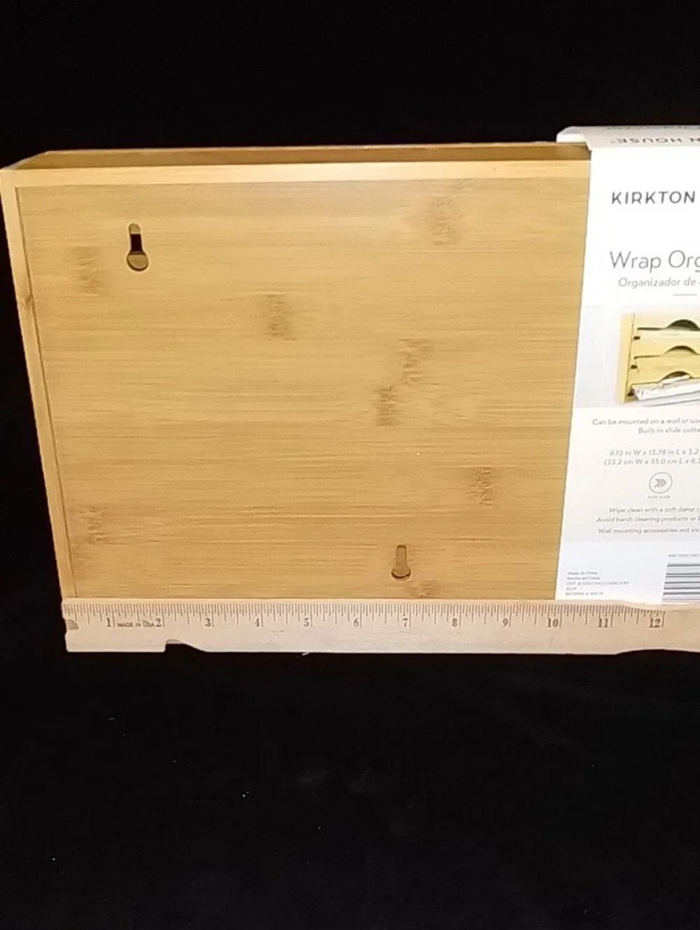 Set Of Wrap & Bag Organizer - Natural